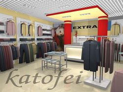 магазин женской одежды «EXTRA»-вид с фасада