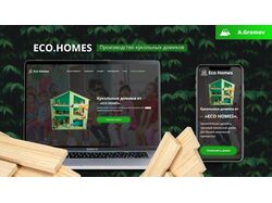 Разработка сайта Eco.Homes