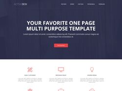 Верстка лендинга из Psd + js(JQuery)