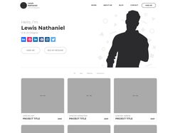 Верстка сайта-портфолио из AdobeXD