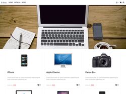 Адаптивная вёрстка сайта E-Shop