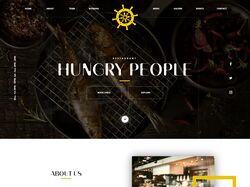 Адаптивная вёрстка Hungry-People