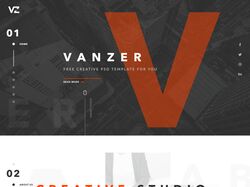 Адаптивная верстка landing page Vanzer