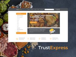Дизайн сайта для онлайн-супермаркета TrustExpress