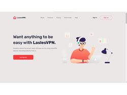 LaslesVPN - лендинг Vpn сервиса