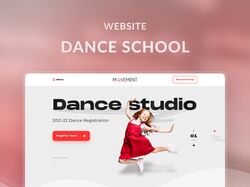 The movement dance studio website