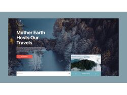 Адаптивная верстка лендинга Mitravel