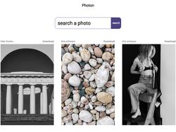 Браузерное приложение для поиска фотографий