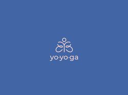 Yo Yo Ga. Логотип студии аэройоги.