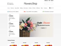 Адаптивная верстка магазина цветов "Flower"
