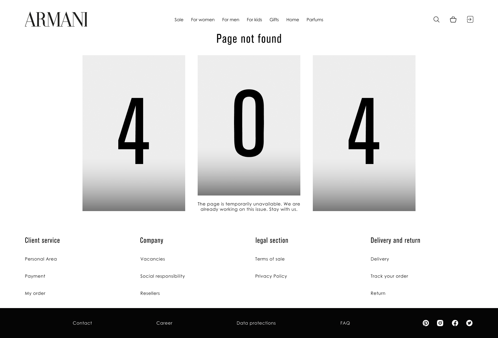 C Page not found, Error 404