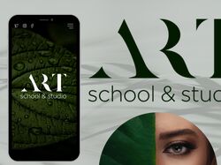 Дизайн сайта для школы красоты ART