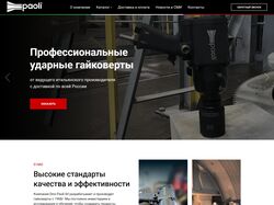 Сайт для официального представителя Dino Paoli