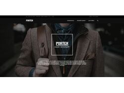 Вёрстка сайта магазина одежды || PORTEN