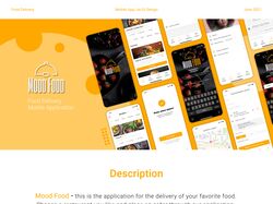Mobile app "Mood Food".