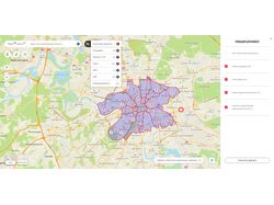 Веб-разработка - интерактивная карта города Москвы