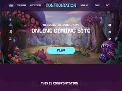 Дизайн сайта для игры