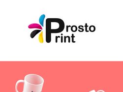 Логотип для сувенирного магазина "ProstoPrint"