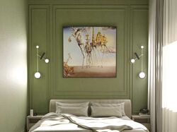 Оливковая спальня