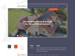 Дизайн домашней страницы Naturwaerme
