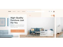 Адаптивная вёрстка магазина "Furniture Shop"