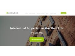 Адаптивная вёрстка сайта "icrowdme"