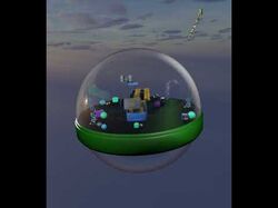 3D Bus scene