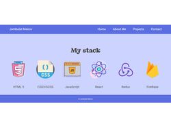 Мой сайт портфолио