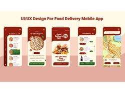 UX/UI Дизайн мобильного приложения доставки еды
