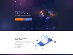 Сайт платежной платформы PayStarX (2021)