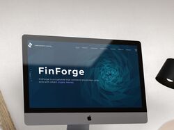 Корпоративный сайт для криптолаборатории FinForge