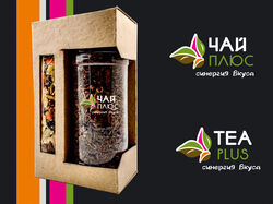 Логотип и дизайн упаковки: Чай + добавки
