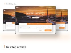 сайт для Авиакомпании ( Alsamt-Airways )