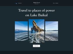 Landing page Baikal Trevel