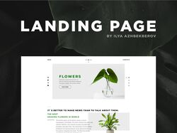Flowers Landing Page