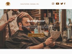 Barbershop - сайт визитка.