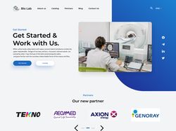 Сайт по ключ для иностранных клиентов "BioLab"