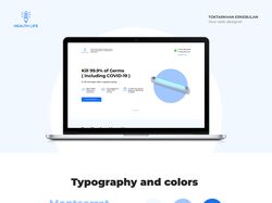 Дизайн лендинга Healthlife