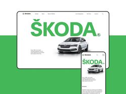 Корпоративный сайт &#352;KODA, редизайн.