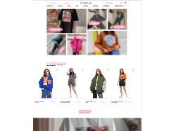 пример страницы интернет магазина одежды