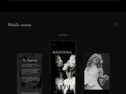MADONNA \ Landing Page