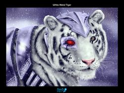 White Metal Tiger
