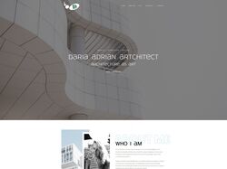 Дизайн сайта для архитектора на WP