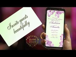 Пригласительная "Сирень" Video invitation "Lilacs"