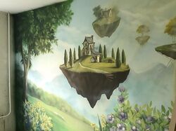 роспись стены  в детской для девочки г.Москва