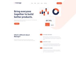 Manage Responsive лендинг