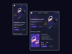 Дизайн Интернет-магазина для наушников