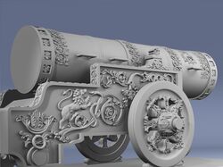 Царь-Пушка для 3D печати