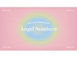 "Angel Numbers" - презентация открыток