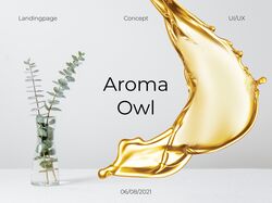 Landing page for aromatherapy products